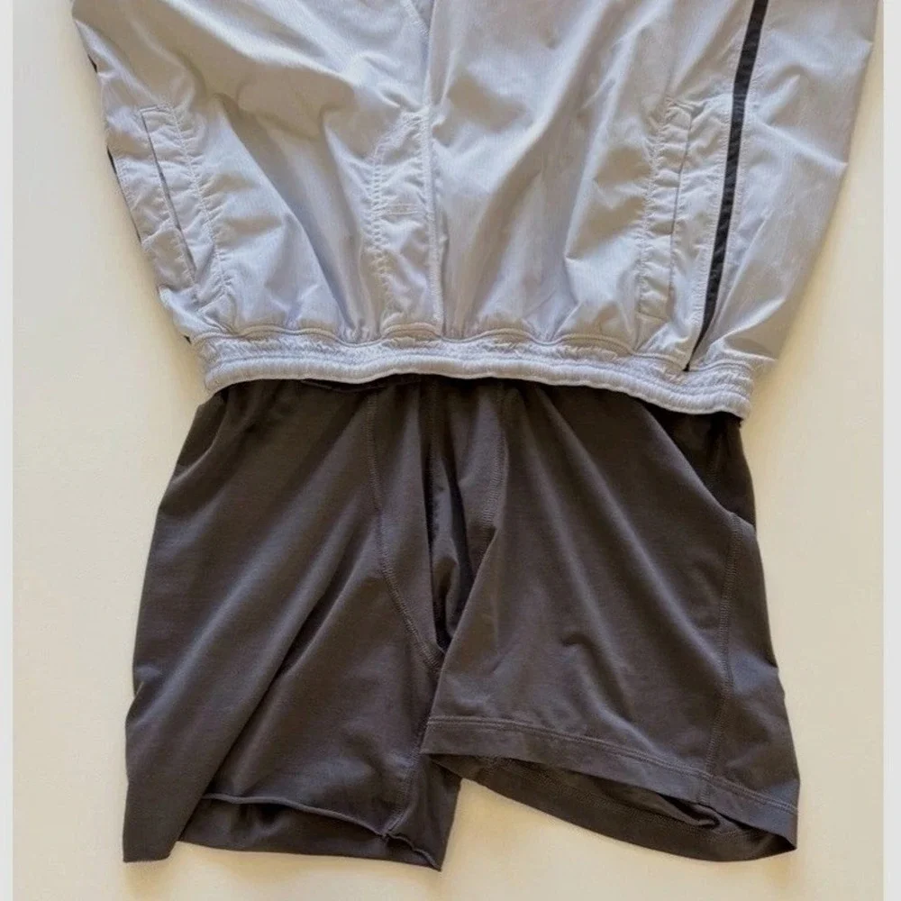 lululemon athletica Men’s Light Gray Athletic Shorts